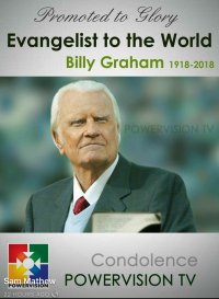 Dr. Billy Graham Promoted to Glory